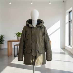 Spiewak Men's military green Hooded Parka